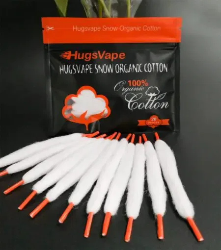Snow Organic cotton for Wicking 20pcs per Pack