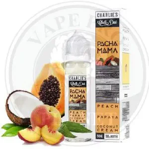 Peach Papaya Coconut Cream by Pachamama, 60ml, 3mg