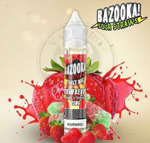 Strawberry Salt Nic by Bazooka