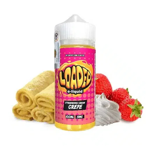 Strawberry Cream Crepe Loaded in Abu Dhabi