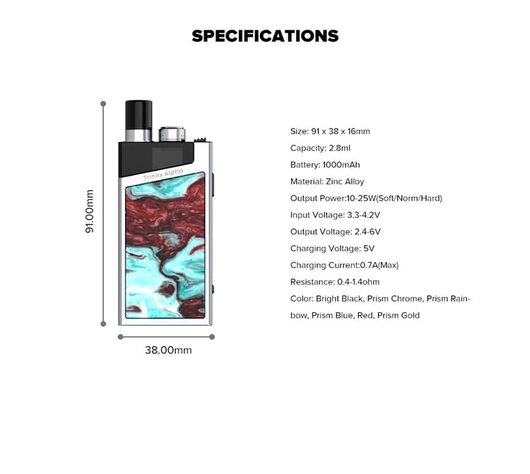 SMOK Trinity Alpha Pod System Kit